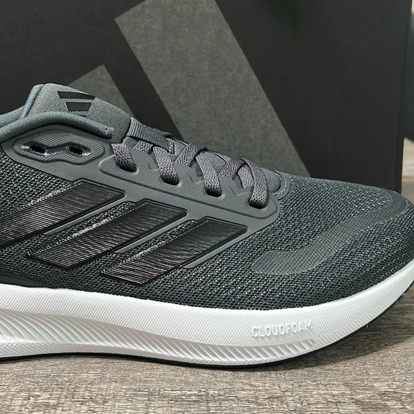 NWT Adidas Runfalcon 5 Running Men's Shoes - Dark Gray - IE8819 - Picture 4 of 12